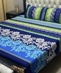 double bed cotton bedsheet with unique 3D patterns