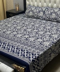 vibrant 3D printed crystal cotton bedding set