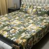 smooth crystal cotton sheet set for king size bed