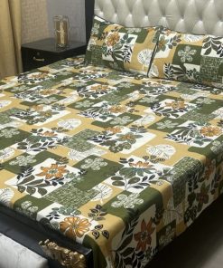 smooth crystal cotton sheet set for king size bed