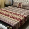 bedroom bedsheet set with crystal cotton soft fabric