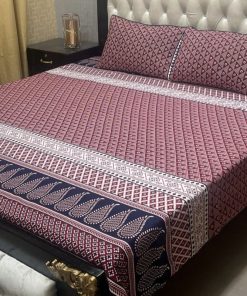 stylish crystal cotton bedsheet for bedroom decor