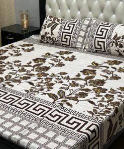 comfortable 3D printed cotton bedsheet for daily use