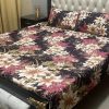 modern 3D cotton bedsheet with rich color printing