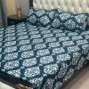 3D digital printed bedsheet made with crystal cotton