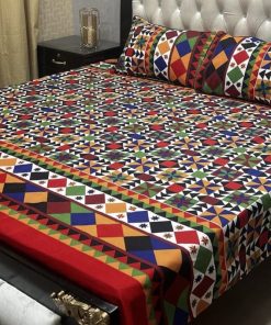 luxurious 3D crystal cotton bedding with smooth texture