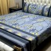 high quality cotton bedsheet with bold 3D impressions