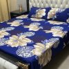 comfortable printed cotton crystal bedsheet for king bed
