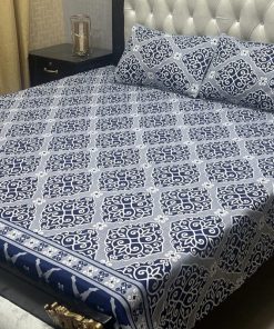 premium printed bedsheet set using crystal cotton