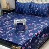 Cotton mix king size Gul Ahmed printed bedsheet with pillows
