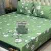 Gul Ahmed soft cotton mix printed king size bedsheet