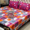 Trend printed cotton mix Gul Ahmed king bedsheet