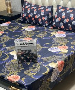 King size printed Gul Ahmed cotton mix comfortable bedding