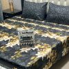 King size cotton mix Gul Ahmed bedding with printed pattern
