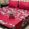 Printed cotton blend Gul Ahmed king bedsheet gift pack