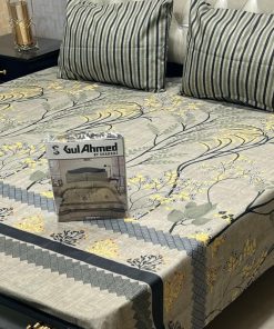 Gul Ahmed cotton mix king size bedding printed pillow covers