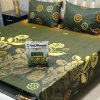 Gul Ahmed soft cotton mix printed king size bedsheet