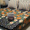 Cotton mix printed king size Gul Ahmed bedding collection