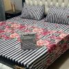 Cotton mix king size printed Gul Ahmed bedding with pillow covers