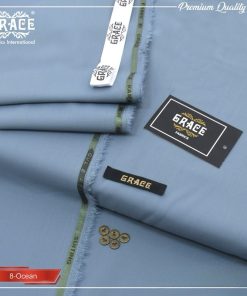 Grace Fabrics men office wear wash and wear unstitched suit