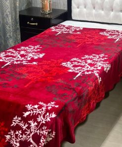 Printed soft fleece blanket suitable for single bed AC sleeping