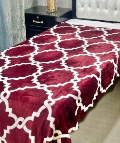 Elegant printed single bed AC blanket for modern bedrooms