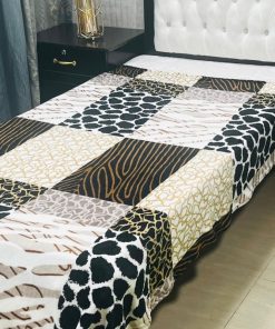 High quality printed fleece AC blanket for single bed