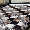 Printed double bed AC blanket with breathable fleece fabric