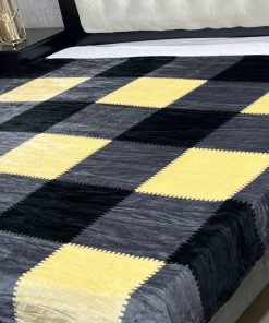 Lightweight soft fleece AC blanket designed for double bed comfort