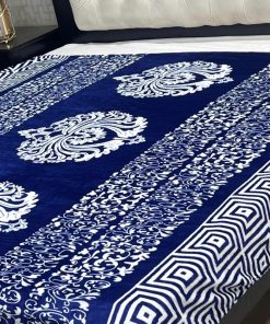 Comfortable soft fleece double bed AC blanket for all seasons