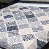Soft fleece double bed blanket for summer AC and mild winter