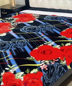 Printed soft fleece blanket suitable for AC room sleeping