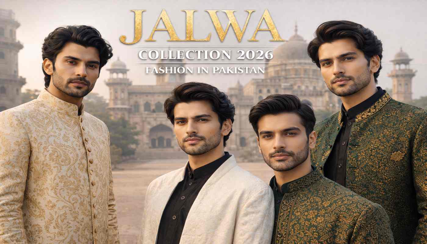Jalwa Men Collection 2026 traditional Pakistani men fashion wear