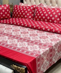 Soft cotton mix king size comforter set for winter bedding