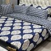Soft luxury comforter set king size cotton mix fabric
