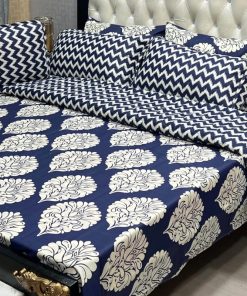 Soft luxury comforter set king size cotton mix fabric