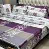 Printed king size comforter bedding set for winter use
