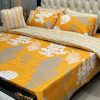 Printed cotton mix comforter set king size bedroom bedding