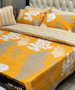 Printed cotton mix comforter set king size bedroom bedding