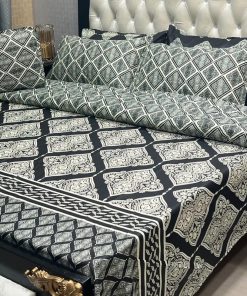 Cotton mix king size comforter set warm winter bedding