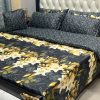 Luxury printed comforter set for king size bed