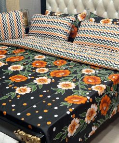 King size cotton mix comforter set cozy winter bedding