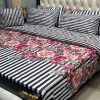 Winter comforter set king size cotton mix fabric