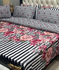 Winter comforter set king size cotton mix fabric