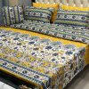 Printed comforter bedding set king size luxury feel