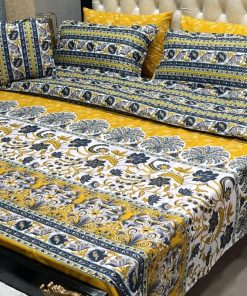 Printed comforter bedding set king size luxury feel
