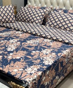 7pc printed comforter set king size home bedding