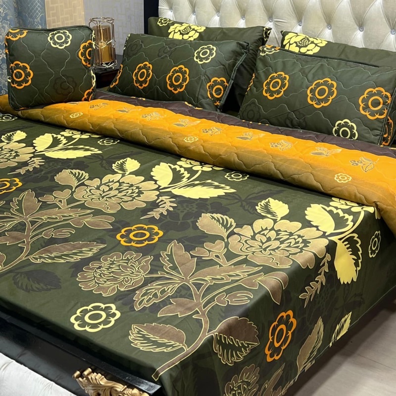 Premium cotton mix comforter set king size bedding