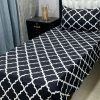 Crystal cotton bedsheet 3D for single bed comfort