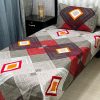 Crystal cotton bed sheet 3D single size with premium cotton comfort